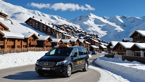 Taxi moutiers val thorens : trajet confortable et sécurisé